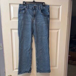 Arizona Husky Boys Jeans Size 18 Adjustable Waist Denim Like New Condition